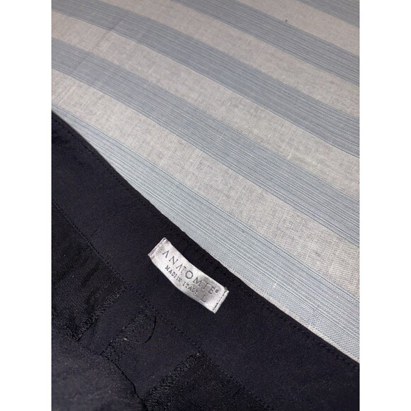 ANATOMIE Luxe Travel Capri Cropped Pants Women's Large 17" Inseam Black Stretch - Picture 2 of 12